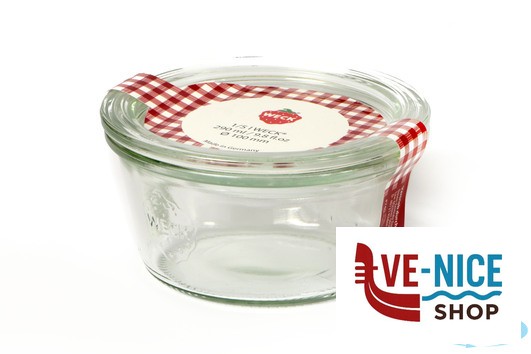 0 WECK H CIL - VASETTO ML.290 CON COPERCHIO MM100 740-569 10624 DOSEN-ZENTRALE ZUCHNER GMBH - immagine 2