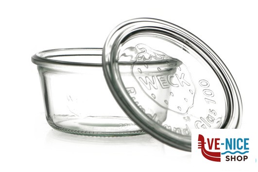 0 WECK H CIL - VASETTO ML.290 CON COPERCHIO MM100 740-569 10624 DOSEN-ZENTRALE ZUCHNER GMBH