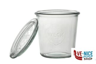 0 WECK H CILINDRICO - VASETTO ML.290 CON COPERCHIO MM80 10609 ART. 900 DOSEN-ZENTRALE ZUCHNER GMBH