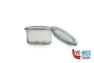 vetro WECK H CILINDRICO - VASETTO ML.50 CON COPERCHIO MM60 755 DOSEN-ZENTRALE ZUCHNER GMBH