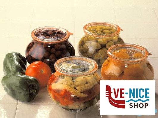 0 WECK H DECO - VASETTO ML.220 CON COPERCHIO MM60 902E 10566-10561 DOSEN-ZENTRALE ZUCHNER GMBH - immagine 4