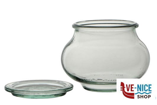 0 WECK H DECO - VASETTO ML.220 CON COPERCHIO MM60 902E 10566-10561 DOSEN-ZENTRALE ZUCHNER GMBH