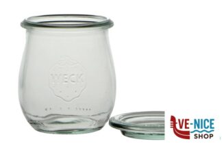 vetro WECK H TULIP - VASETTO ML.220 CON COPERCHIO 60MM 762E 06737 DOSEN-ZENTRALE ZUCHNER GMBH