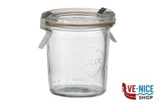 vetro WECK R CILINDRICO - VASETTO ML.140 CON COPERCHIO MM60 761E DOSEN-ZENTRALE ZUCHNER GMBH