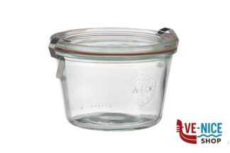 vetro WECK R CILINDRICO - VASETTO ML.165 CON COPERCHIO MM80 00006660-976E DOSEN-ZENTRALE ZUCHNER GMBH