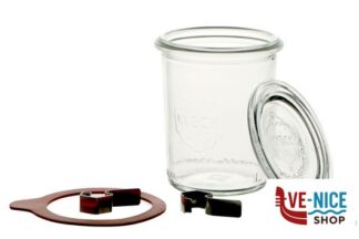 vetro WECK R CIL - VASETTO ML160 CON COPERCHIO 60MM 760 DOSEN-ZENTRALE ZUCHNER GMBH