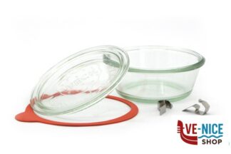 vetro WECK R CIL - VASETTO ML300 CON COPERCHIO 120MM 750 DOSEN-ZENTRALE ZUCHNER GMBH