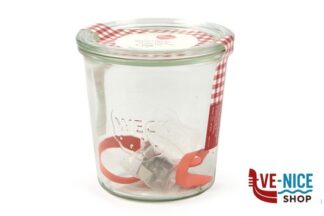 vetro WECK R CIL - VASETTO ML580 CON COPERCHIO 100MM 00020061-742 DOSEN-ZENTRALE ZUCHNER GMBH