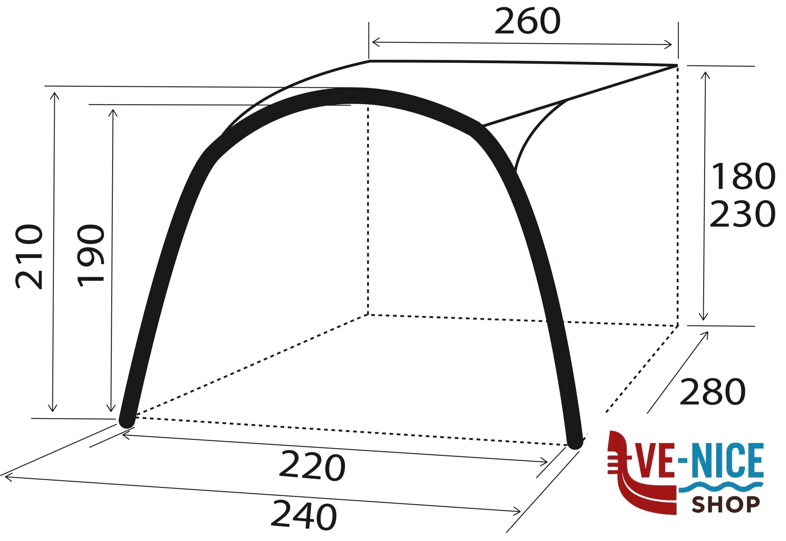 Tendalino Skia Campervan Brunner A.I.R. TECH SUN CANOPIES - immagine 3