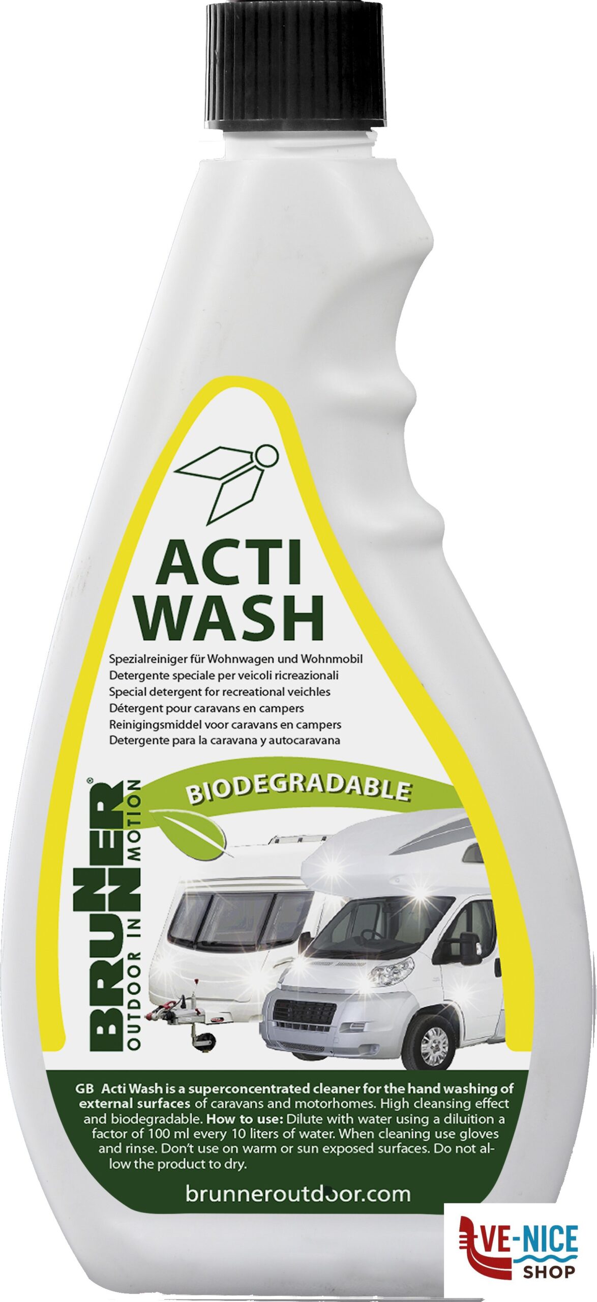 Detergente Acti-Wash Brunner PRODOTTI CHIMICI (acq. minimo 12)