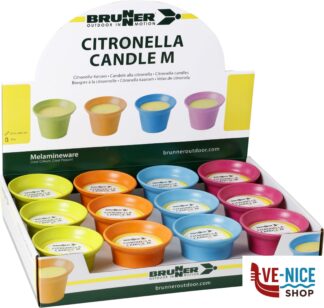 Candela alla citronella M Brunner ACCESSORI VIAGGIO
