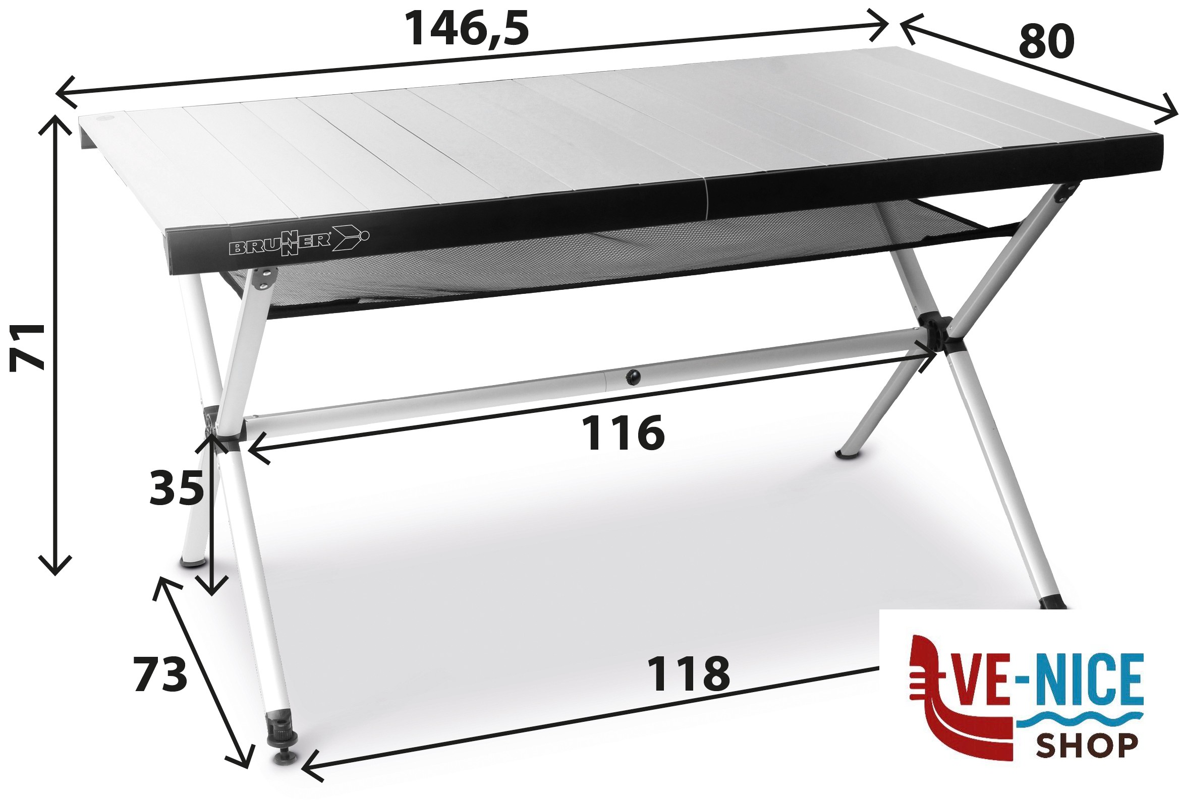 Tavolo Titanium Accelerate 6 Compack Brunner ACCELERATE - immagine 2