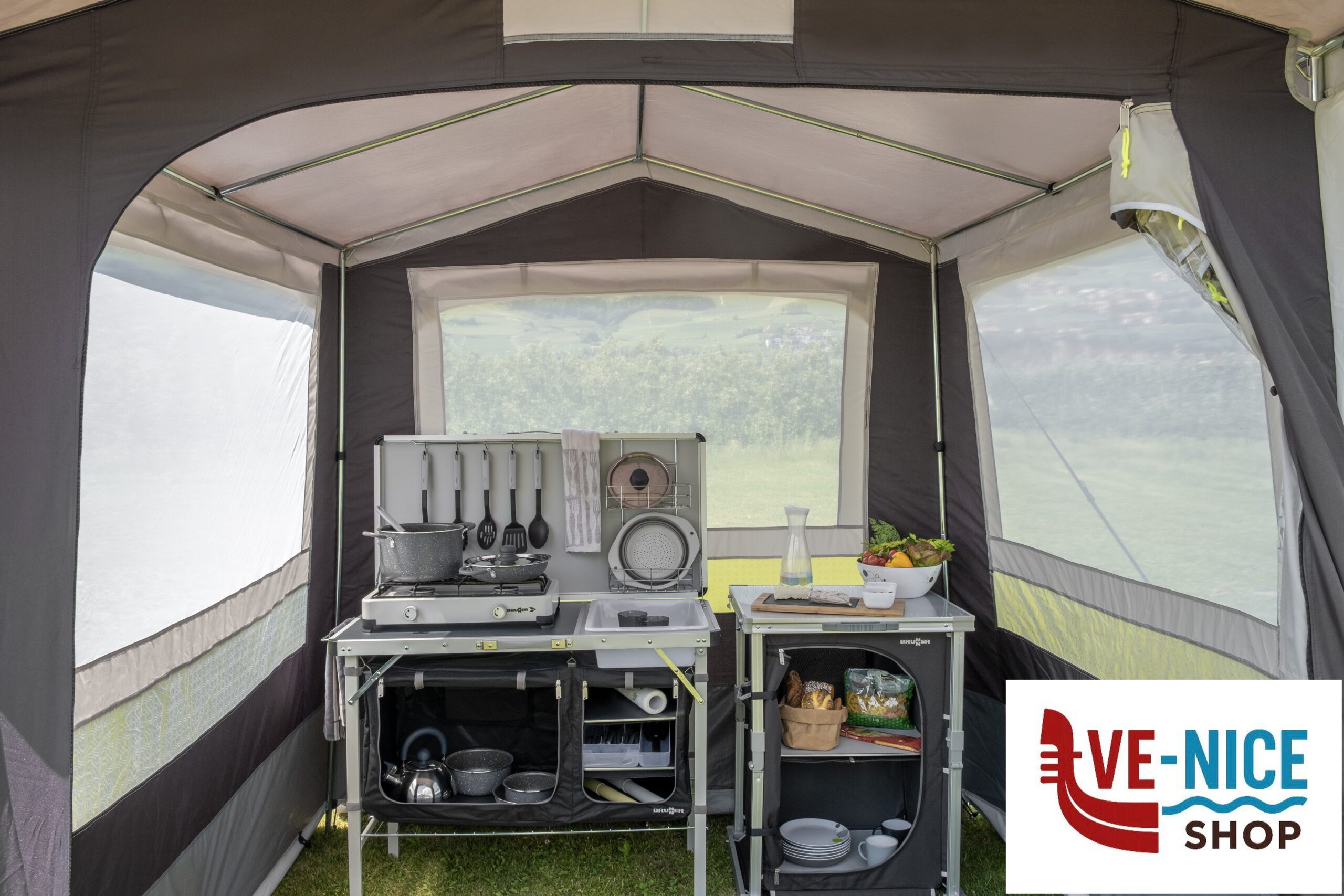 Tenda cucina Gusto III NG Brunner STORAGE TENTS - immagine 6
