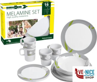 Melamine Set Tulip Brunner FLASH