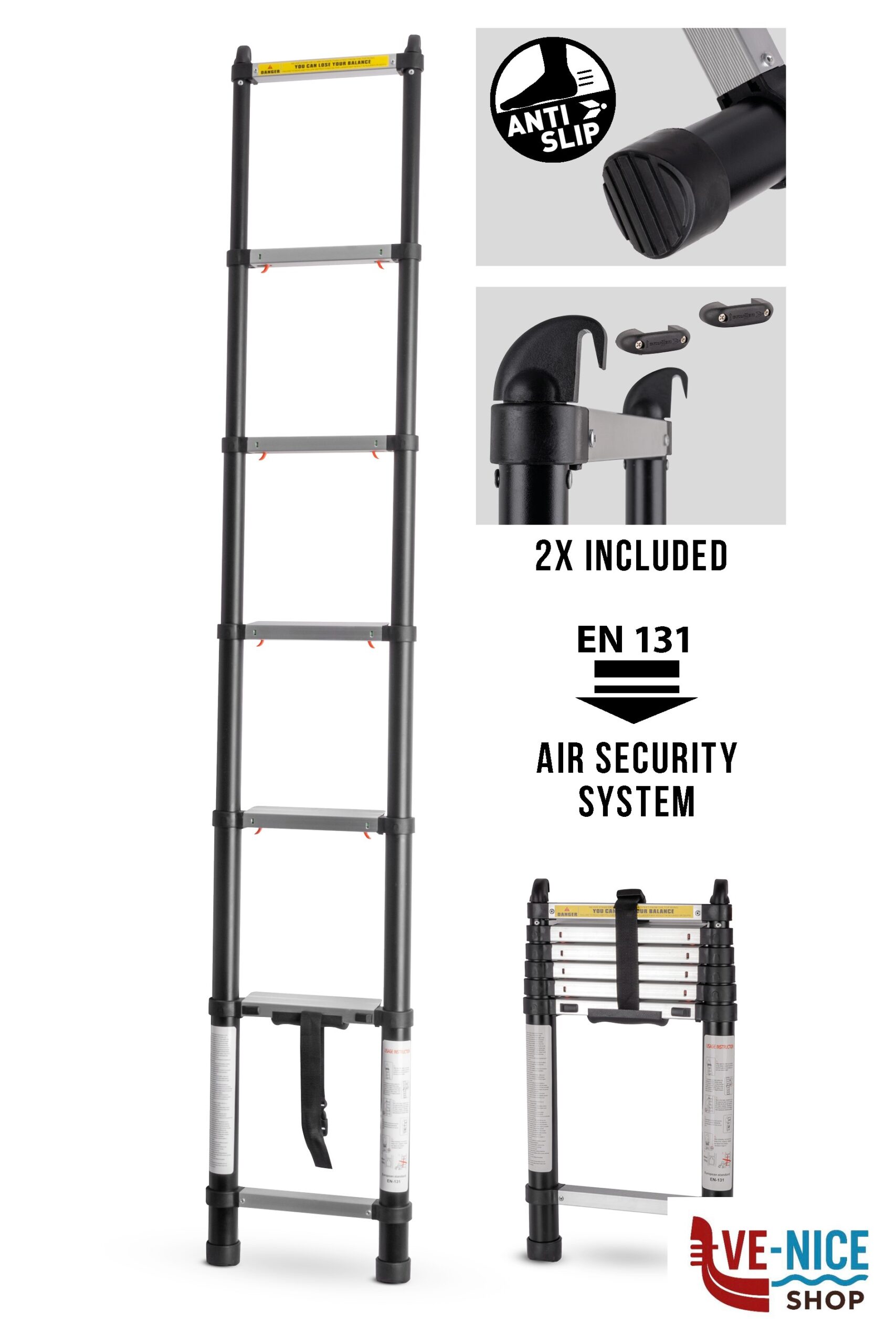 Scala telescopica Laddy Alcove Brunner ACCESSORI VR - immagine 10