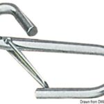 Osculati 09.850.00 Ganci Inox A Molla Mm 95 grilli moschettoni