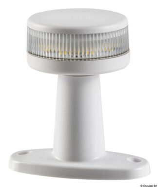 Osculati 11.039.26 Luce Di Fonda 360° Evoled In Abs Bianco fanale di fonda evoled 360 con sorgente luminosa a led