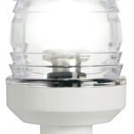 Osculati 11.133.14 Fanale 360° Led B.Co Con Codulo luci 360 e aste luminose a led omologate rina per imbarcazioni fino a 50 m visibilita 2 nm