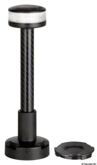 Osculati 11.152.12 Asta Luce Bianca 360° Wireless 100 Cm Plastica asta luminosa con basetta removibile wireless