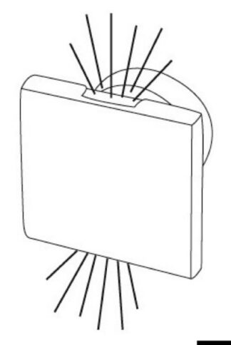 Osculati 13.188.33 Luci Di Cortesia Led Square Luce Blu Doppio Fascio luci di cortesia led da incasso square