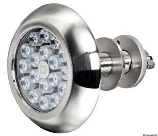 Osculati 13.300.10 Faro Subacqueo 18 Led Blu Con Prigioniero luce subacquea per carena specchio di poppa plancetta