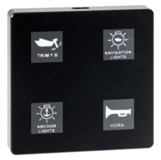 Osculati 14.691.04 Pannello Elettrico Touch 4 Interr. pannello elettrico touch modulare