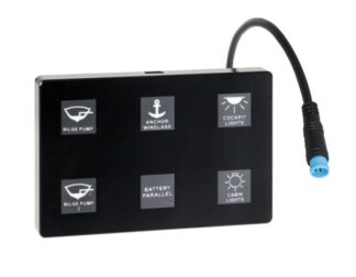 Osculati 14.691.06 Pannello Elettrico Touch 6 Interr. pannello elettrico touch modulare