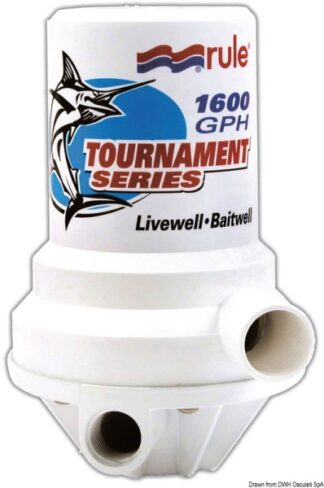 Osculati 16.205.00 Pompa Centrifuga Rule Dual Port pompe aeratrici per pescato