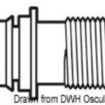 Osculati 16.532.01 Portagomma Diritto 1/2" autoclavi europump