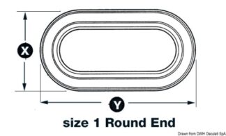 Osculati 19.430.82 Oblò Inox Lewmar 1Re oblo e passi uomo lewmar