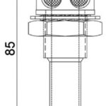 Osculati 20.287.82 Sfiato Inox 19 Mm Dritto sfiati carburante