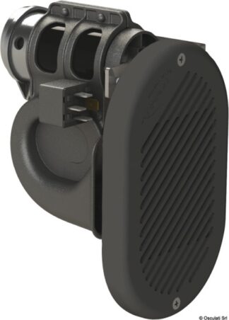 Osculati 21.456.12 Tromba Hurricane Nera 12 V tromba elettropneumatica hurricane con compressore inglobato nella tromba e mascherina