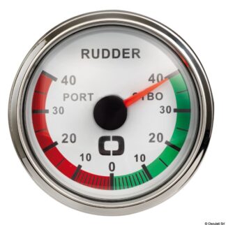 Osculati 27.322.18 Indicatore Angolo Di Barra Bianco/Lucida indicatore angolo barra