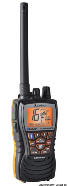 Osculati 29.661.06 Vhf Galleggiante Cobra Mr Hh500 Con Bluetooth vhf portatili ed accessori