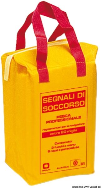 Osculati 30.231.02 Kit Soccorso Pesca Entro 20 Miglia (Articolo Soggetto A Eco-Contributo Co.Ge.Pir) razzi e segnali di soccorso