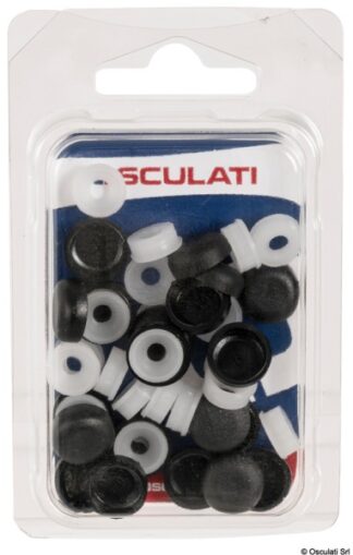 Osculati 37.344.02 Coprivite 3.5/4.2 Mm Nero (Blister 20 Pz) snap cap