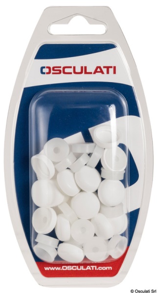 Osculati 37.345.01 Coprivite 4.8/6.0 Mm Bianco (Blister 20 Pz) snap cap