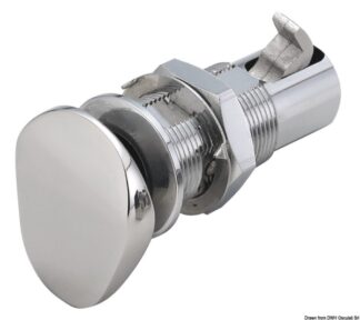 Osculati 38.179.50 Chiusura Flush Lock Ovale scrocchetti a pulsante