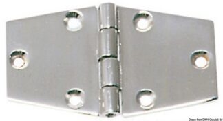 Osculati 38.923.00 Cerniera Inox 96X56 cerniere in microfusione