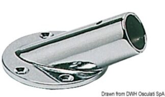 Osculati 41.007.00 Supporto Pulpito 30° 22 Mm basi e raccordi pulpito in ottone cromato