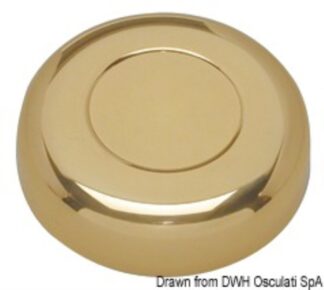 Osculati 45.176.01 Tappo Centrale In Ottone Per Timoni volanti e timoni
