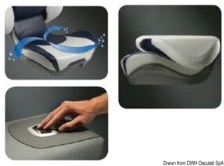 Osculati 48.408.10 Sedile Ribaltabile Attwood Centric Ii Ergonomico scocche sedili