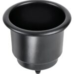 Osculati 48.430.81 Portabicchieri Inox Nero Op. Con Drenaggio Logo portabicchieri in acciaio inox delux
