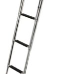 Osculati 49.558.04 Scaletta Sotto Plancetta 4 Gradini scalette pieghevoli e telescopiche