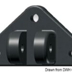 Osculati 51.258.11 Attacco Inferiore Cilindro Flaps Lenco correttori dassetto elettrico lenco