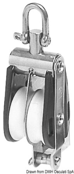 Osculati 55.130.20 Bozzello Offshore 2 Pulegge Fisso O Girevole B Con Arricavo bozzelli viadana hye e sea sure