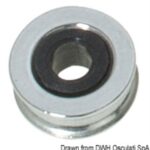 Osculati 55.247.01 Puleggia Inox Mm 16 Per Cime 5/2,5 Mm pulegge per bozzelli