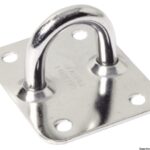 Osculati 60.137.33 Piastra Con Anello Inox 50X40 Mm teste tangone e supporti