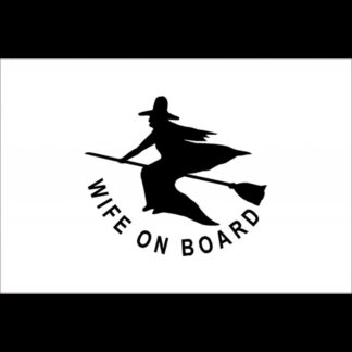 Adria Bandiere Bandiere in Tessuto BANDIERA MOGLIE A BORDO CM.20X30