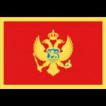 Adria Bandiere Bandiere in Tessuto BANDIERA MONTENEGRO CM.30X45